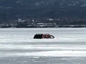 Pictures and surveillance video of submerged car in Constance Bay