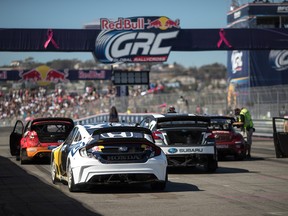 The Red Bull Global Rallycross event in Los Angeles in 2016.