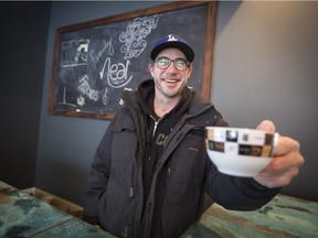 Mark Enright at the Neat cafe in Burnstown, Ontario. Mark and his business partners are renovating the cafe and re-opening later this month.