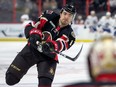 Nick Paul during the warm up as the Binghamton Senators take on the Toronto Marlies in Americal League action at the Canadian Tire Centre on Friday night.  Wayne Cuddington/Postmedia