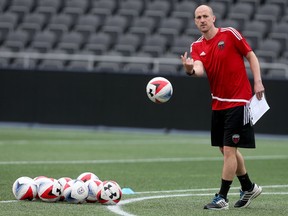 Fury FC head coach and general manager Paul Dalglish, seen here during the 2016 season, says there was a lot of good from the first 80 minutes of Friday's match, but mistakes in the final 10 proved costly.  Tony Caldwell, Postmedia