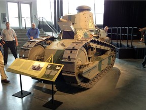 Unveiling of a rare Six Ton Tank M1917 at the Canadian War Museum in 2012. Not everyone can afford entry to Canada's museums.