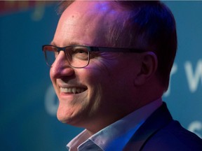 NDP MP Peter Julian announced he would run for the leadership of the federal New Democratic Party during a news conference in New Westminster, B.C. Feb. 12.