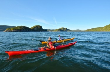 The Parc national du Bic in the Bas-St-Laurent.