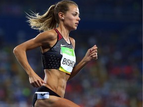 Melissa Bishop of Team Canada competes in the 800m Final during the 2016 Rio Olympics in Rio de Janeiro, Brazil on Saturday August 20, 2016.