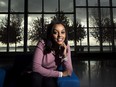 Canadian singer and songwriter Ruth Berhe, better known as Ruth B poses for a photograph in Toronto on Thursday, November 3, 2016.