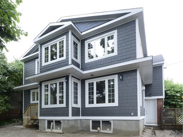 The existing addition on this classic home was torn down and rebuilt to create space on both floors.