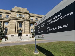 Files: The National Research Council Canada at 100 Sussex Drive in Ottawa .