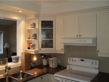 The original kitchen lacked storage, light and did not feel inviting.