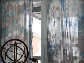 Tie dye curtains can be created with cheap cotton curtains, or you can make your own using custom fabrics.