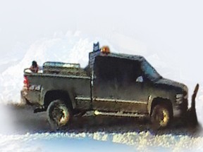 Gatineau police are seeking the owner of this truck in connection with a fatal hit-and-run crash March 16.