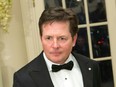 Actor Michael J. Fox, shown arriving at a State Dinner in honour of Canadian Prime Minister Justin Trudeau at the White House in Washington on March 10, 2016.
