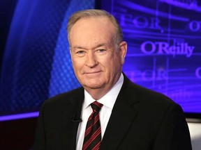 FILE - In this Oct. 1, 2015, file photo, Bill O&#039;Reilly of the Fox News Channel program &ampquot;The O&#039;Reilly Factor,&ampquot; poses for photos in New York. O‚ÄôReilly is reportedly in line to get up to $25 million following his ouster from Fox News amid allegations of sexual harassment, only the latest in a long line of big payouts made to celebrities and executives as a way to grease the exits. (AP Photo/Richard Drew, File)