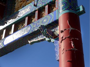 Chinatown Arch in Ottawa Tuesday April 18, 2017.