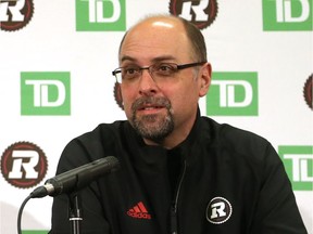 Redblacks GM Marcel Desjardins won't have Henry Burris this season, but he's extremely confident in the abilities of quarterback Trevor Harris. Asked what he liked about Harris, the GM said, 'Pretty much everything.'