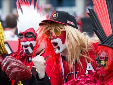 Fans were out in force in the Red Zone.