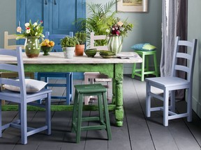 Embrace the beauty of spring indoors with Chalk Paint decorative paint by Annie Sloan.