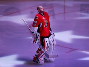 Sens' goalie Craig Anderson.