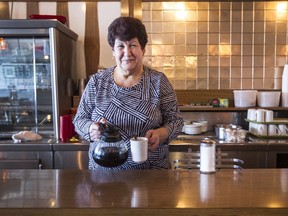 Marie Kharyati at the Fontenelle Restaurant.