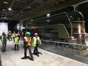 Locomotive 6400 used an innovation in trains — wind tunnel testing done by the National Research Council —  that helped create the sleek, smooth, round-nosed shape.