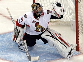 The play of goalie Craig Anderson would be key in a series against either the Canadiens' Carey Price or the Rangers' Henrik Lundqvist.