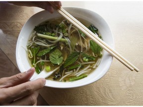 Pho at Pho 99 on Lebreton Street in Ottawa.