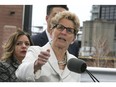 Premier Kathleen Wynne announces the Liberals Fair  Housing Plan in Liberty Village on Thursday April 20, 2017, in Toronto.