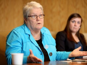 PSAC President Robyn Benson at Citizen Editorial Board on Wednesday.