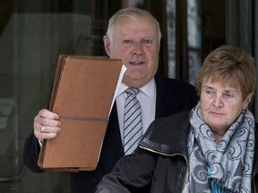 Ronald Houlihan exits the Ottawa Courthouse following sentencing on Friday.