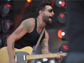 Matthew Ramsey of Old Dominion at Rock the Ocean's Tortuga Music Festival in Fort Lauderdale, Florida, Apr. 9, 2017.