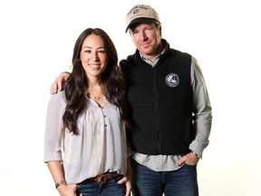 FILE - In this March 29, 2016, file photo, Joanna Gaines, left, and Chip Gaines pose for a portrait in New York to promote their home improvement show, &ampquot;Fixer Upper,&ampquot; on HGTV. Gaines responded on Twitter April 29, 2017, to a lawsuit filed against him by former business partners in Texas. (Photo by Brian Ach/Invision/AP, File)