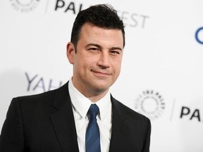 FILE - In this March 8, 2015, file photo, Jimmy Kimmel arrives at the 32nd Annual Paleyfest : &ampquot;Scandal&ampquot; held at The Dolby Theatre in Los Angeles. The Academy of Motion Picture Arts and Sciences on Tuesday, May 16, 2017, said Kimmel will return for the 90th Oscars on March 4, 2018. (Photo by Richard Shotwell/Invision/AP, File)