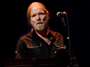 FILE - In this April 13, 2013 file photo, Gregg Allman performs at Eric Clapton&#039;s Crossroads Guitar Festival 2013 at Madison Square Garden in New York. On Saturday, May 27, 2017, a publicist said the musician, the singer for The Allman Brothers Band, has died. (Photo by Charles Sykes/Invision/AP, file)