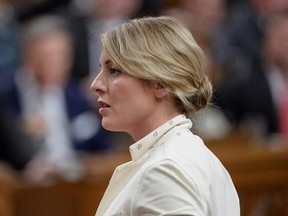 Heritage Minister Melanie Joly responds to a question during question period in the House of Commons on Parliament Hill in Ottawa on Wednesday, May 31, 2017. THE CANADIAN PRESS/Adrian Wyld