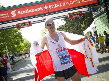 Arkadiusz Gardzielewski was the top male to finish the World Military Marathon Championship during the marathon Sunday May 28, 2017 at the Tamarack Ottawa Race Weekend.
