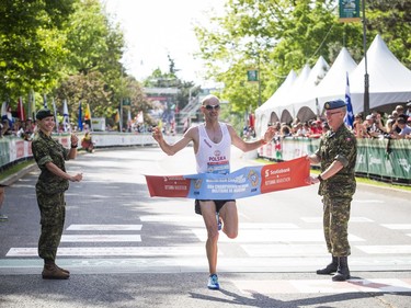 Arkadiusz Gardzielewski was the top male to finish the World Military Marathon Championship during the marathon Sunday May 28, 2017 at the Tamarack Ottawa Race Weekend.