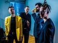 Edmonton-born jazz pianist John Stetch (in the yellow jacket) leads his first quartet tour of Canada in some 20 years with versatile new band.