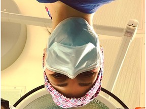 Dr. Barbara Sproule, obstetrics and gynaecology, is one of the local, female surgeons striking a pose for social media.