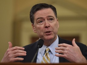 Now-fired FBI Director James Comey.