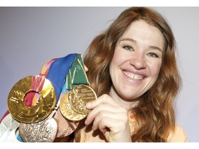 Olympian Clara Hughes has spoken about about her struggles with depression.