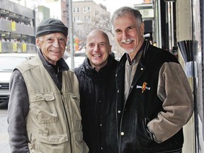 Left to right: jazz musicians Gary Peacock, Joey Baron and Marc Copland