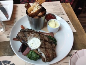 Enright Cattle ribeye and thrice-cooked chips at the Albion Rooms