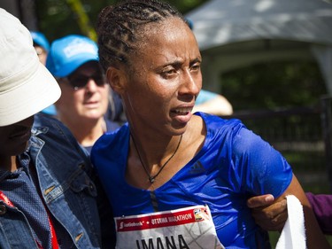 Guteni Imana was the top female finisher in the marathon Sunday May 28, 2017 at the Tamarack Ottawa Race Weekend.