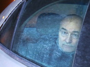 Ian Bush, shown in 2015, is on trial for three counts of first-degree murder in the slayings of retired tax court judge Alban Garon, his wife, Raymonde Garon, both 77, and their neighbour Marie-Claire Beniskos, 78.