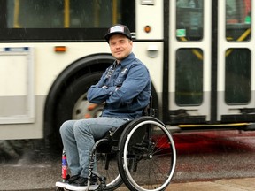 Jayson Hunter, 30, says he was told by an OC Transpo driver to 'Go xxxx yourself" on the No. 14 this past weekend.