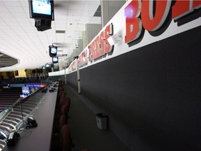 File photo of the press box at the CTC.