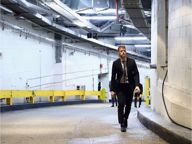 NEW YORK, NY - MAY 09: Mike Condon #1 of the Ottawa Senators arrives for the game against the New York Rangers in Game Six of the Eastern Conference Second Round during the 2017 NHL Stanley Cup Playoffs at Madison Square Garden on May 9, 2017 in New York City.