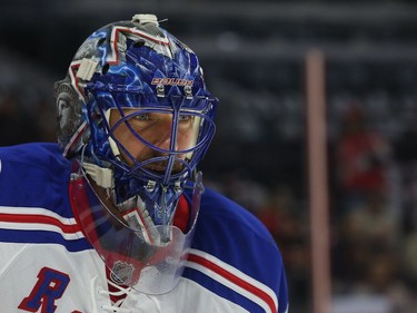 New York Rangers goalie Henrik Lundqvist.