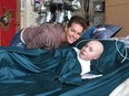 Photo of Jonathan Pitre and his mother, Tina Boileau, taken in Minnesota.