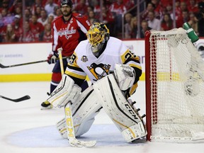 Penguins goalie Marc-André Fleury was sensational in Game 7 of their Eastern Conference semifinal against the Capitals.